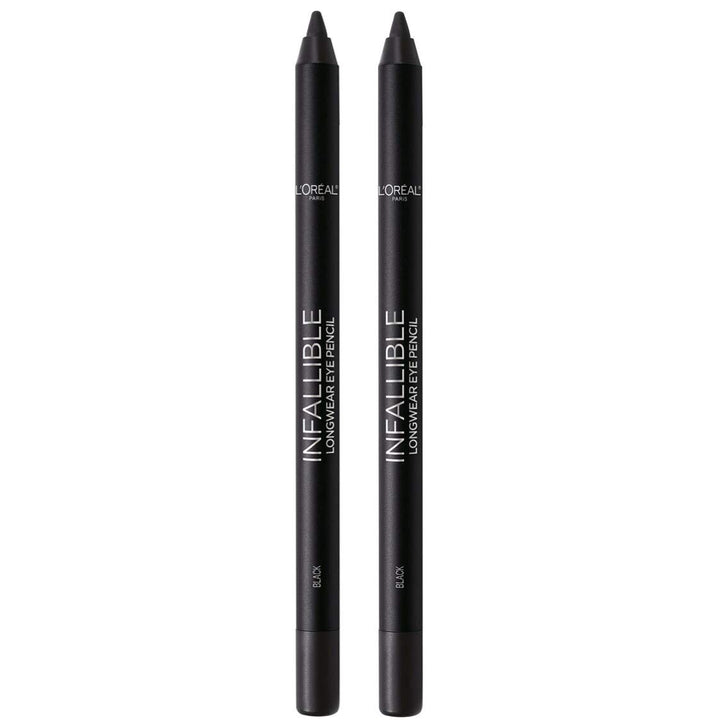 L'Oreal Paris pencil front packaging showing two eyeliners and product name, clear purchase view
