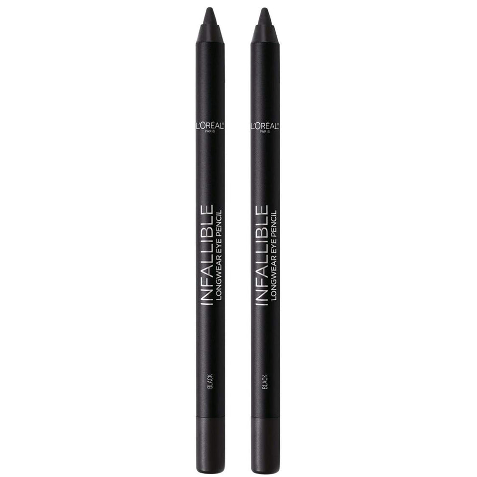 L'Oreal Paris pencil front packaging showing two eyeliners and product name, clear purchase view