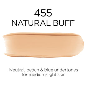 L'Oreal Paris shade 455 Natural Buff displayed alone to show accurate color selection benefit