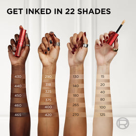 L'Oreal Paris before and after face shows coverage improvement