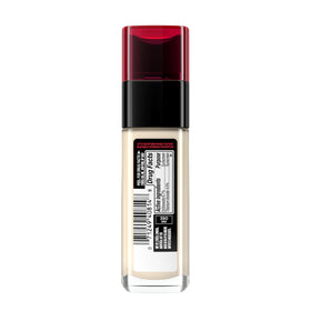 L'Oreal Paris blended swatch demonstrating even coverage and color