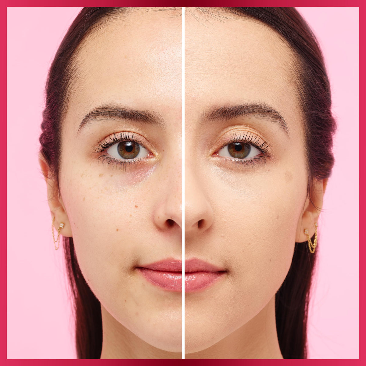 L'Oreal Paris shade swatch on skin ivory showing natural coverage benefit