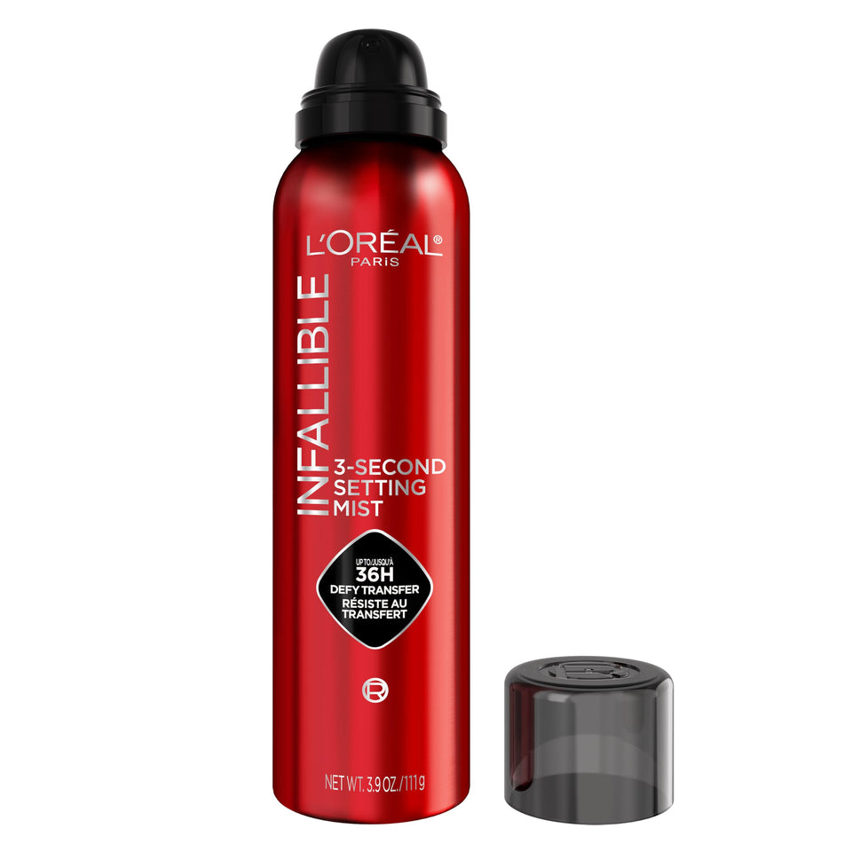 L'Oreal Paris front packaging showing product and clear finish benefit