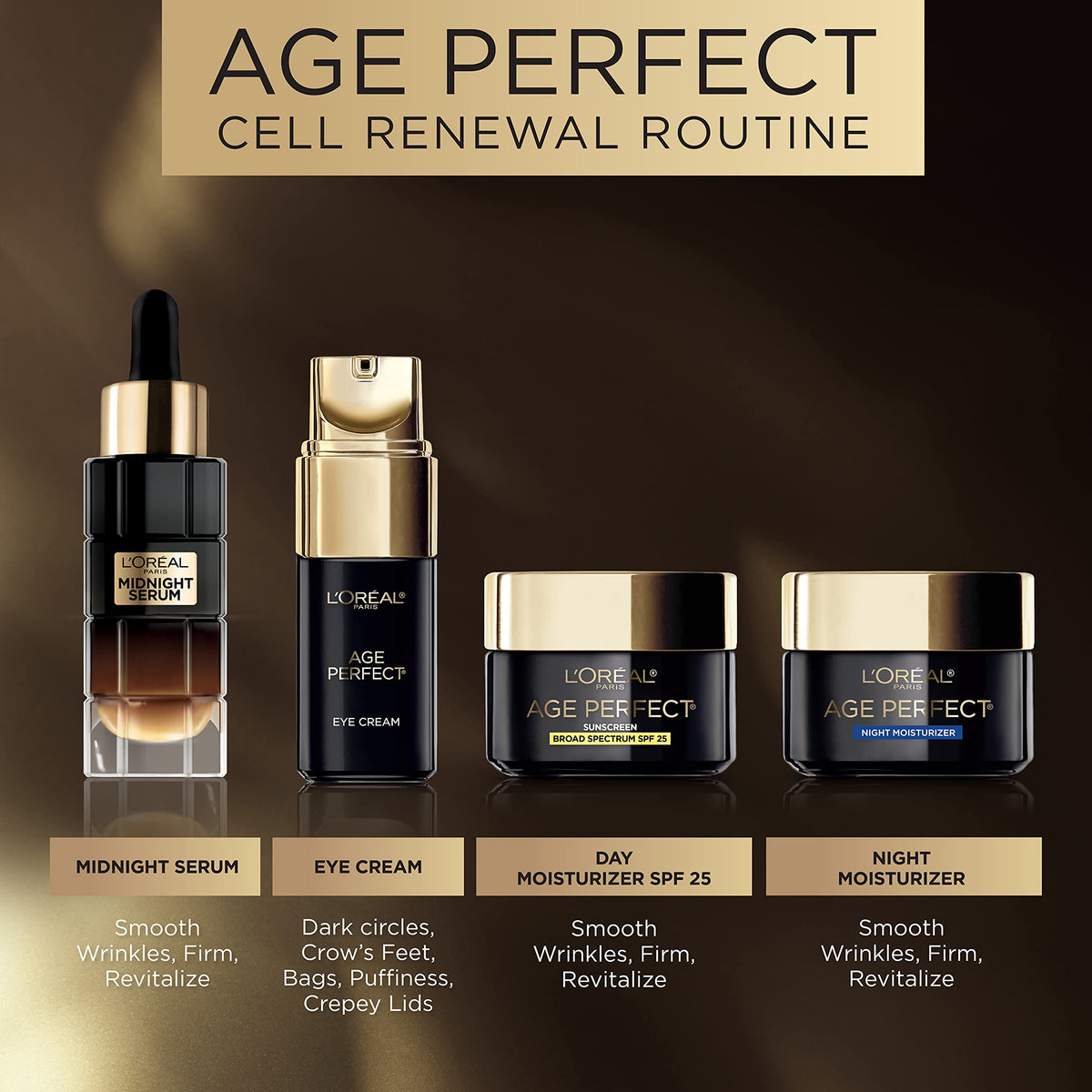 L'Oreal Paris ingredient visual with Vitamin E emphasizing antioxidant support
