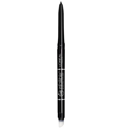 L'Oreal Paris mechanical pencil front shot showing carbon black liner and cap for everyday precision