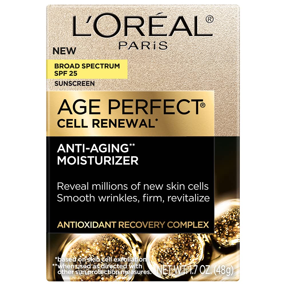 L'Oreal Paris open jar texture showing smooth cream for quick absorption