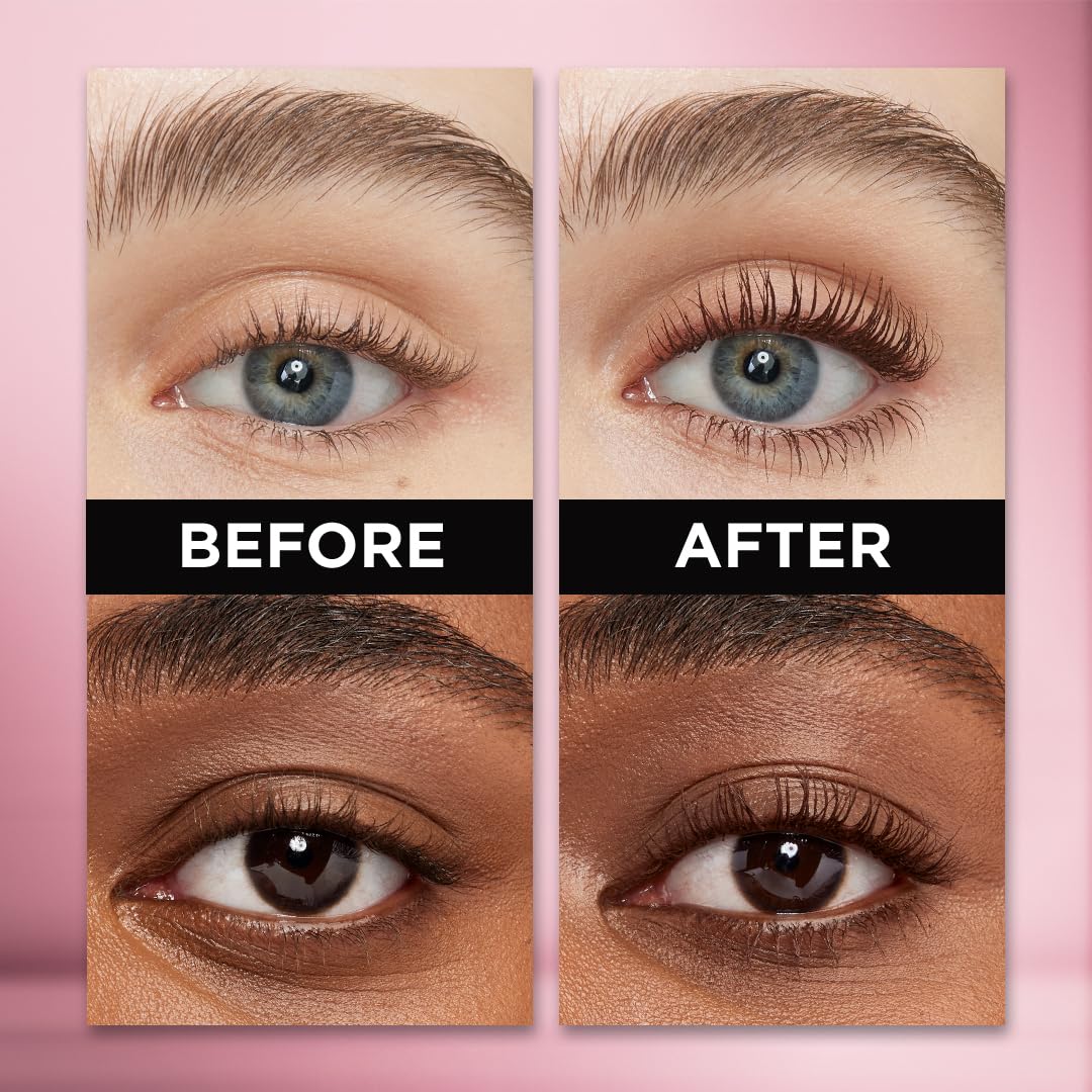 L'Oreal Paris brush close-up with 200+ bristles for full lash coverage