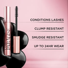 L'Oreal Paris mascara tucked inside makeup bag ready for travel