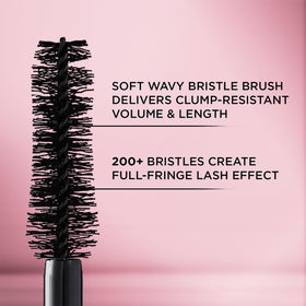 L'Oreal Paris woman applying mascara illustrating fuller-looking lashes