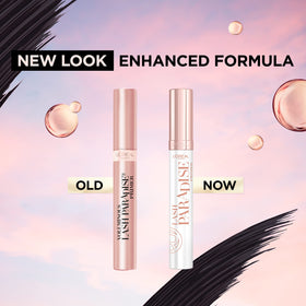 L'Oreal Paris open wand and soft white primer on brush, helps prepare lashes evenly