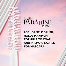 L'Oreal Paris primer texture swiped on skin showing soft white finish and smoothness