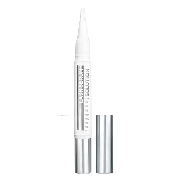 L'Oreal Paris lash serum front packaging showing applicator and product benefit