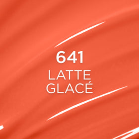 L'Oreal Paris Latte Glace swatch on hand demonstrating sheer tint and buildable color benefit
