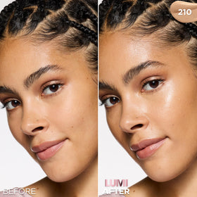 L'Oreal Paris Le Glow texture drop demonstrating lightweight glow