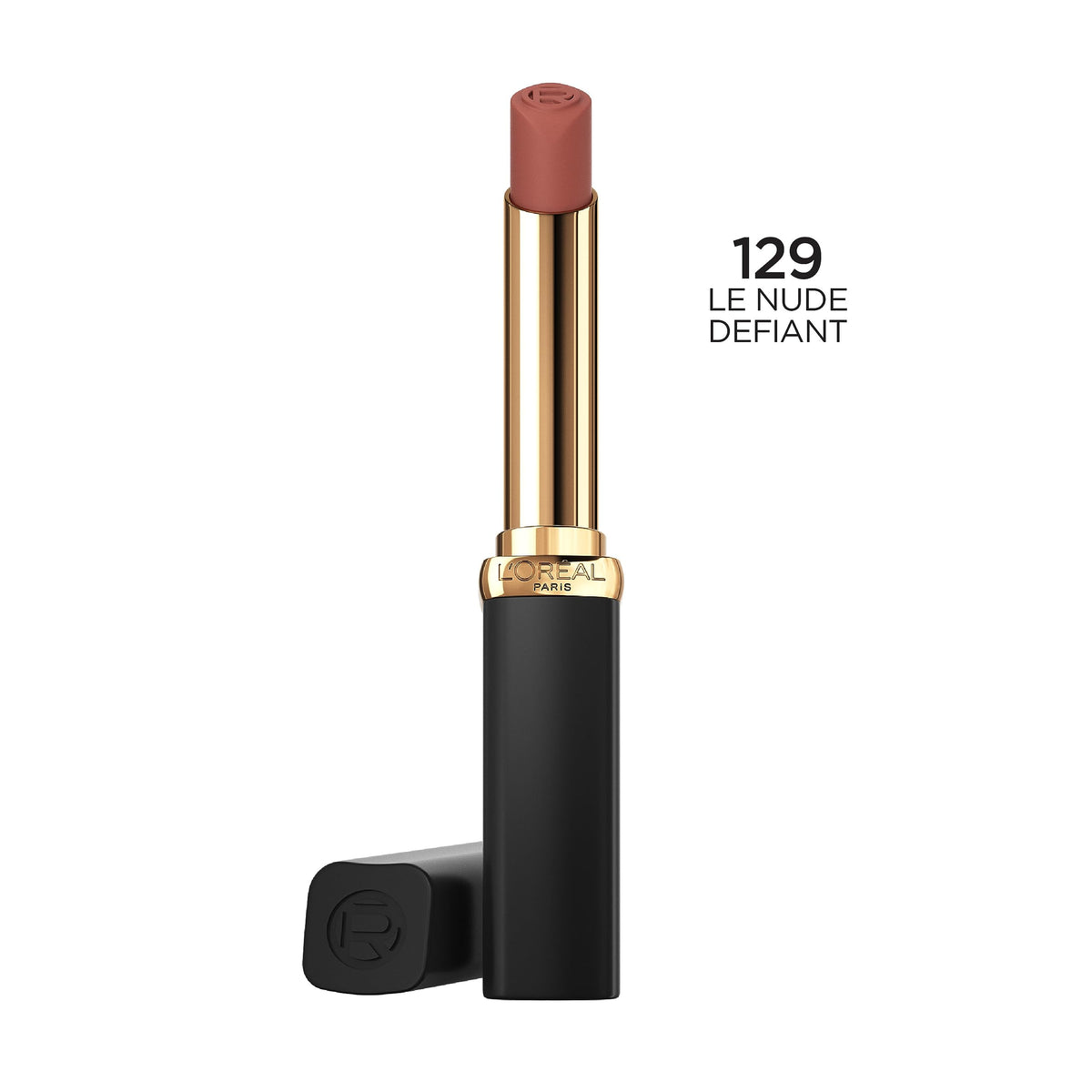 L'Oreal Paris close-up of slim bullet tip for precise application and defined lip edges