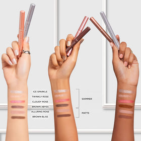 L'Oreal Paris Le Shadow Stick being blended with finger for smooth finish