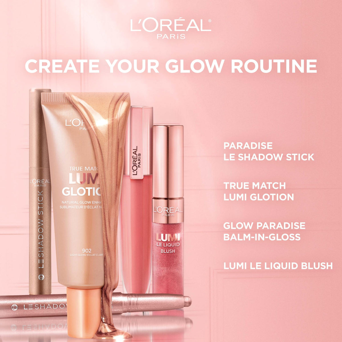 L'Oreal Paris Le Shadow Stick label and ingredient panel for product details