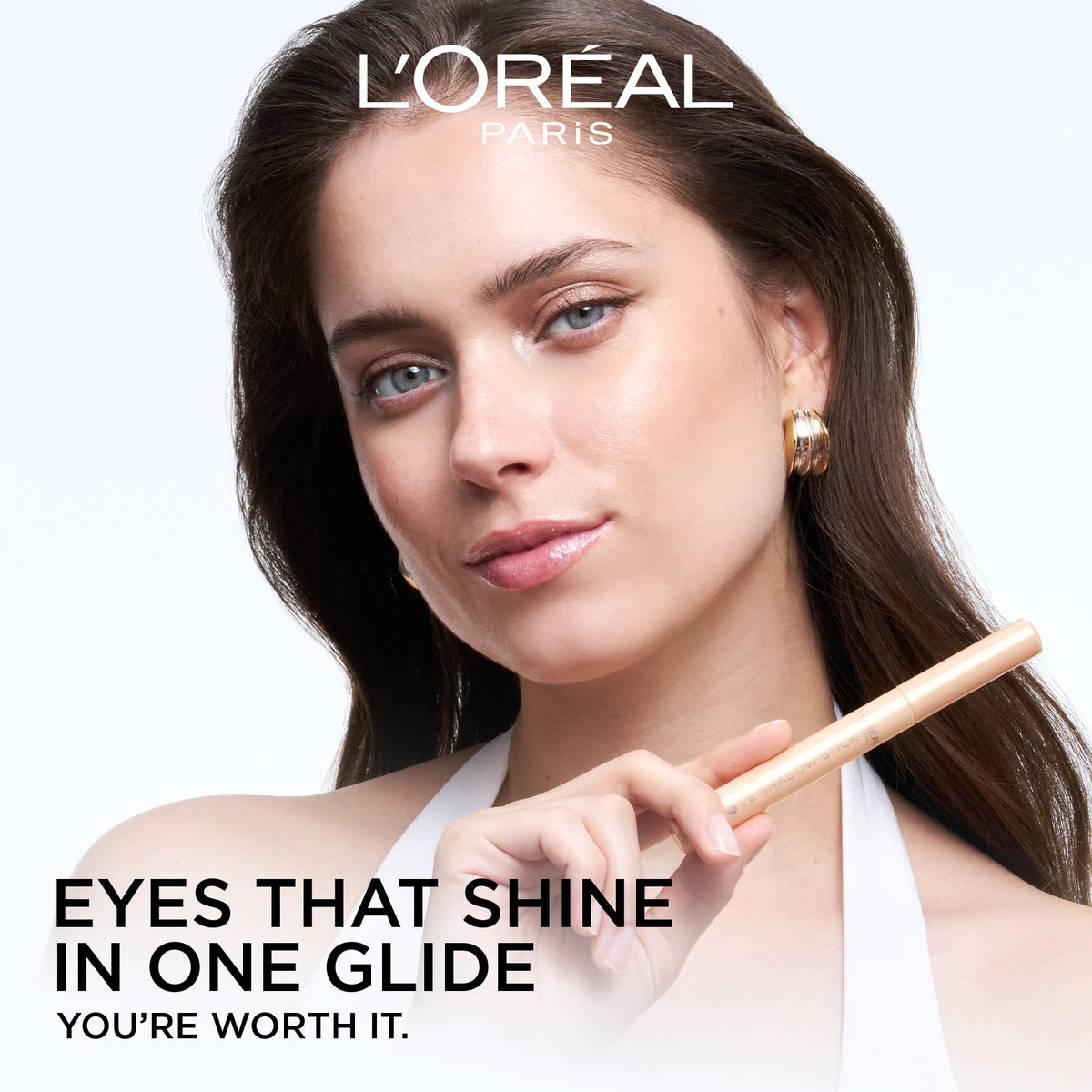 L'Oreal Paris product in evening look setting, reliable long-wear glam benefit