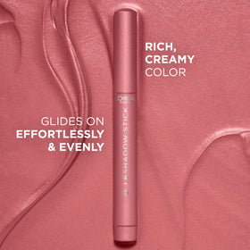 L'Oreal Paris Le Shadow Stick on model closed eye showing even coverage