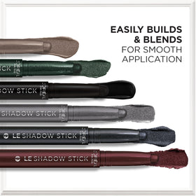 L'Oreal Paris Le Shadow Stick label close-up, highlights shade name and finish