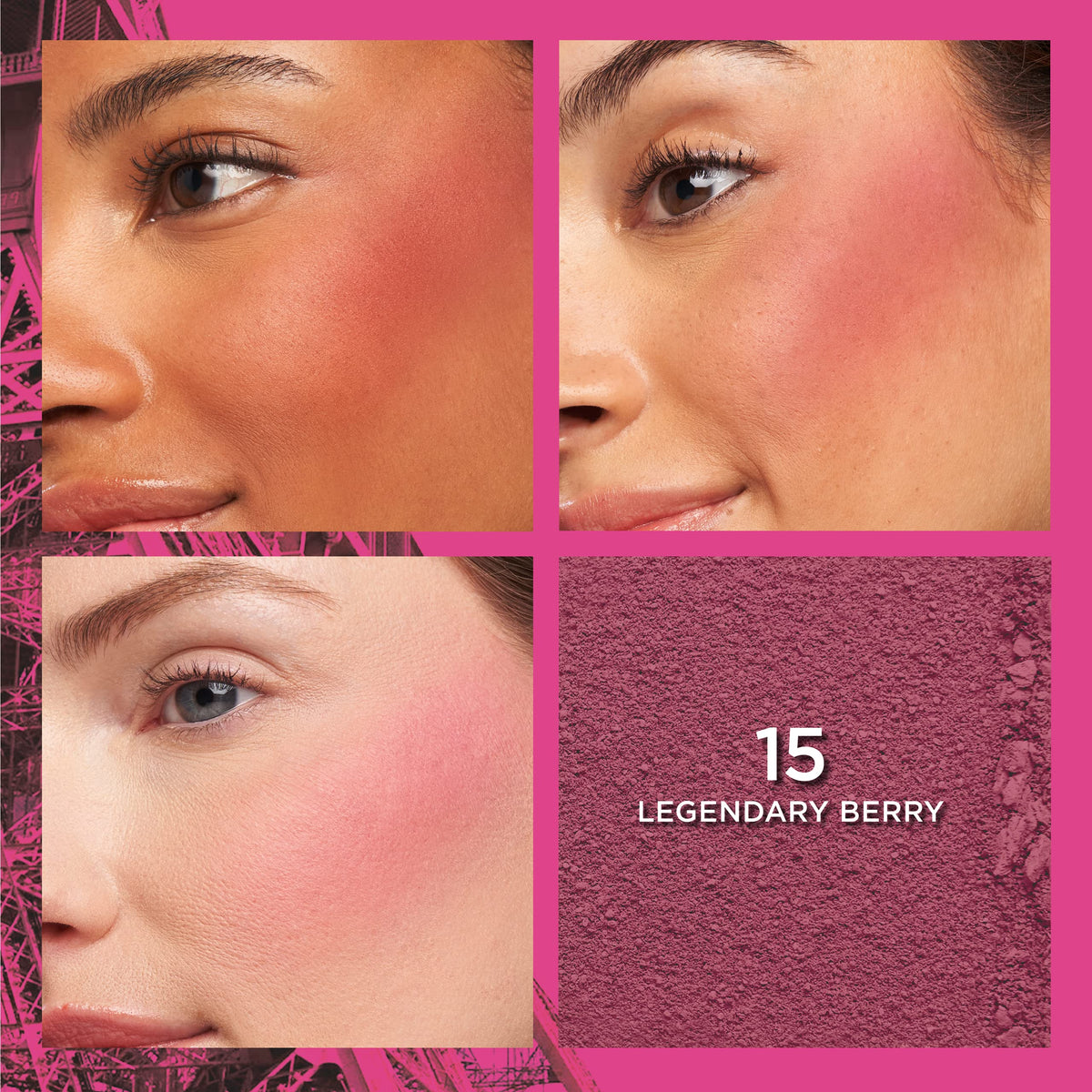 L'Oreal Paris close-up powder texture showing fine milled finish for smooth blend