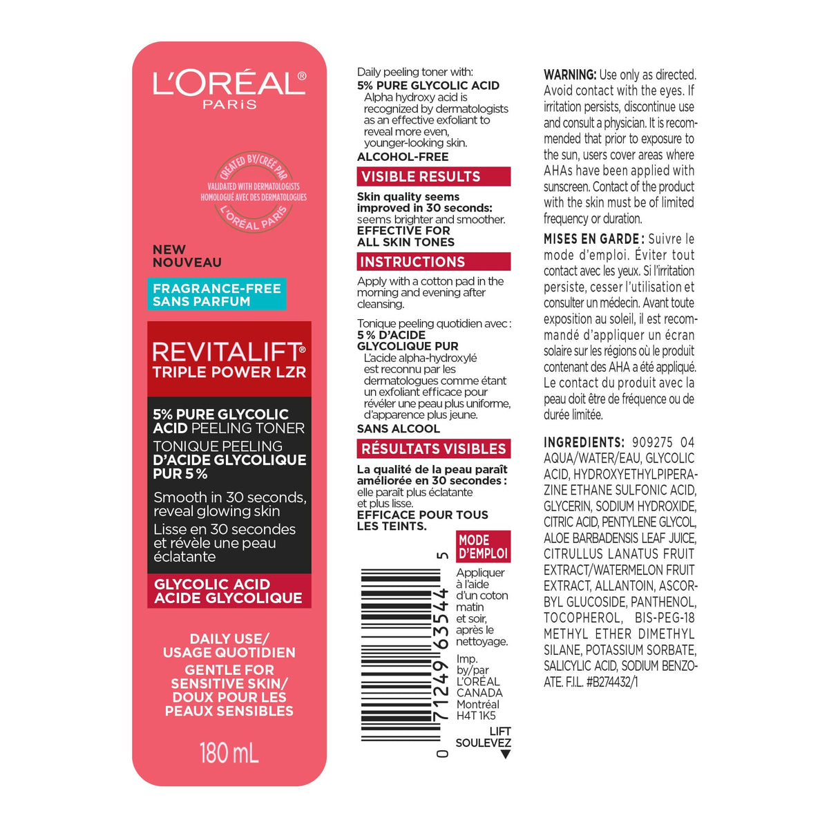 L'Oreal Paris lifestyle on vanity showing daily routine and glow benefit