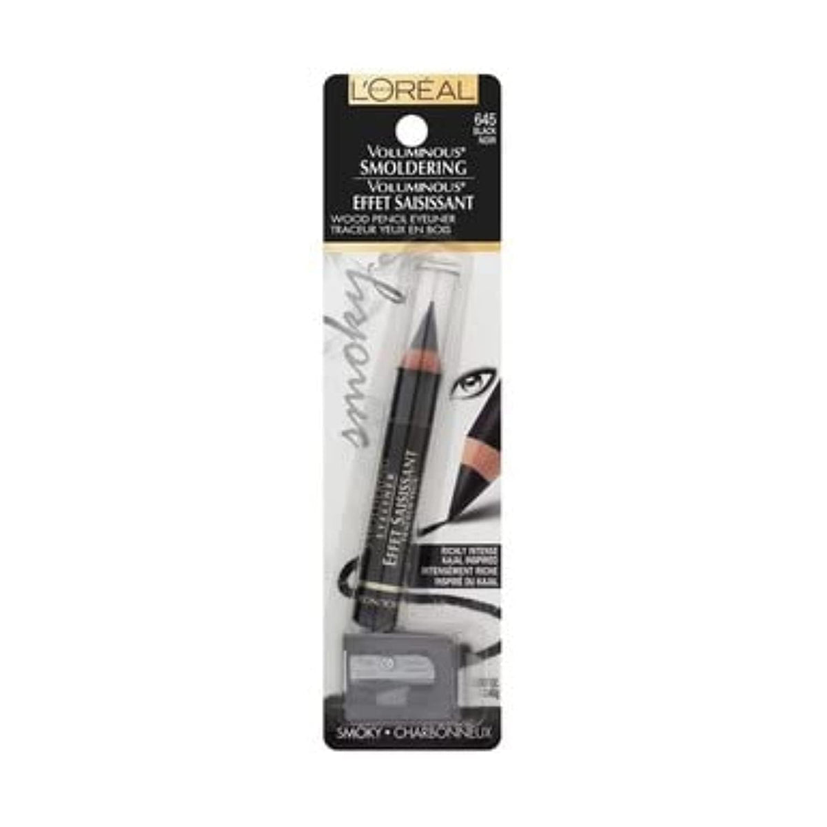 L'Oreal Paris finished evening makeup look showing enhanced eyes for standout appearance
