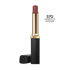 L'Oreal Paris lipstick swatch on arm displays rich pigment and color payoff
