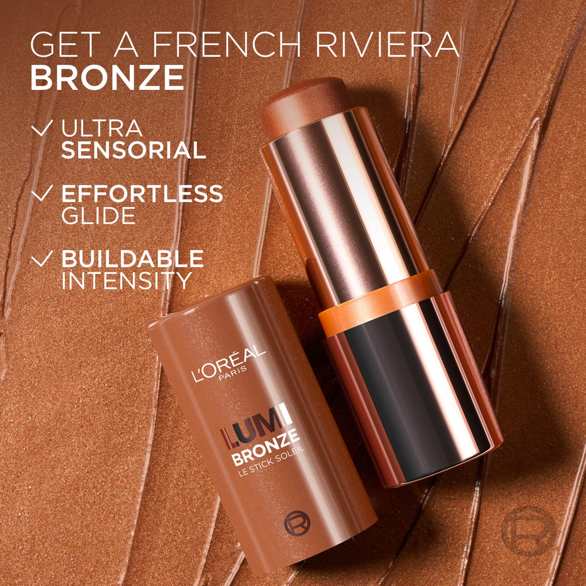 L'Oreal Paris product packaging back with ingredient panel and usage tips visible