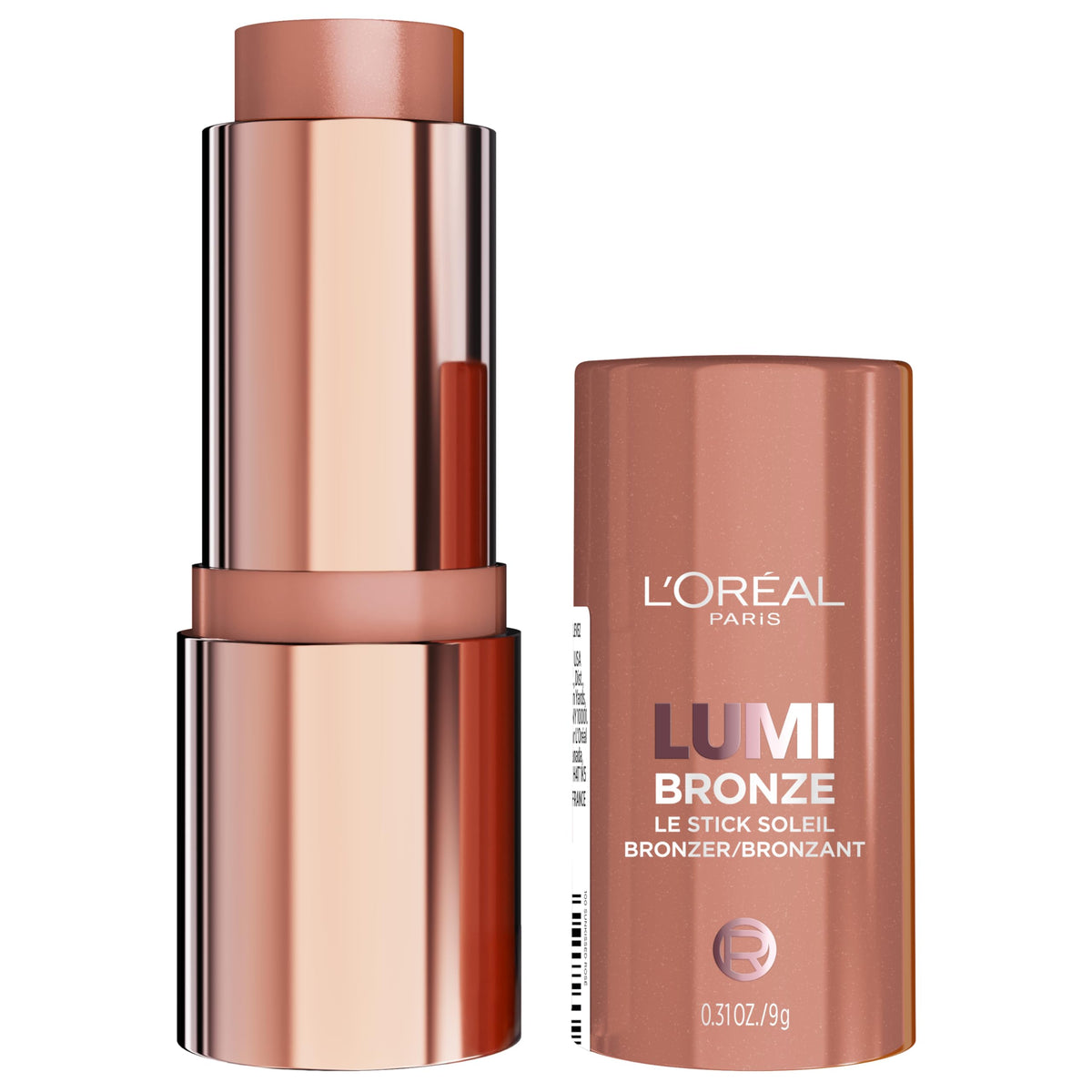 L'Oreal Paris stick front packaging shows product and shade for easy identification