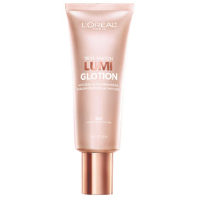 L'Oreal Paris Lumi Glotion front packaging showing bottle and label for easy recognition and glow