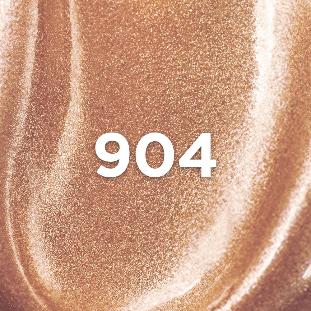 L'Oreal Paris close-up of Lumi Glotion texture swatch showing hydrating glow benefit