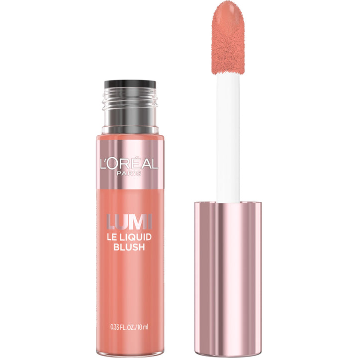 L'Oreal Paris front packaging showing bottle and label, clear product benefits