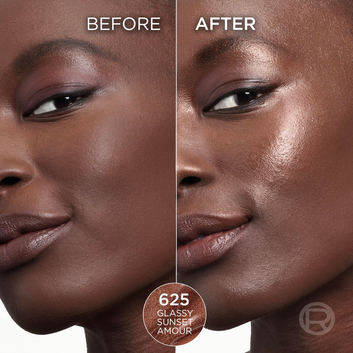 L'Oreal Paris creamy texture close-up showing smooth blendability and sheen