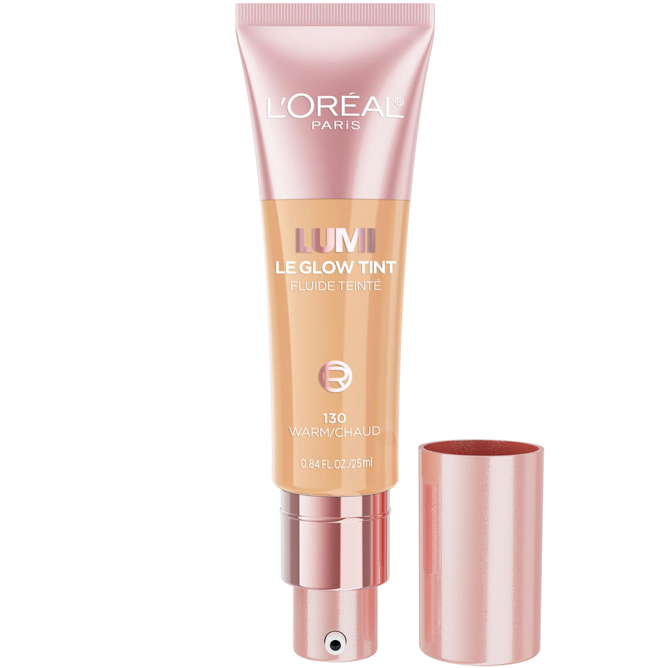 L'Oreal Paris front packaging showing Warm 130 shade for warm glow
