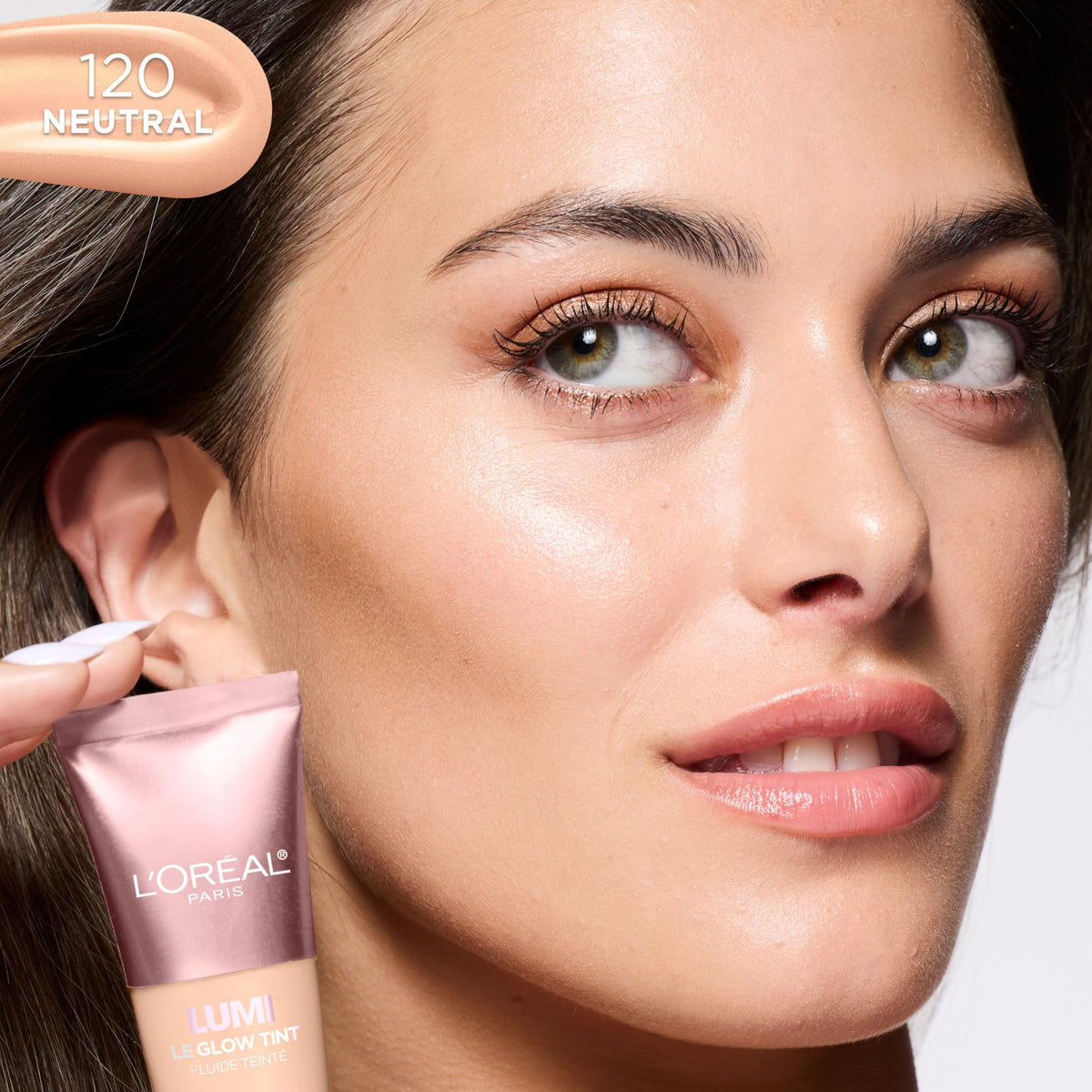L'Oreal Paris swatch of Neutral 120 on arm demonstrating true shade benefit