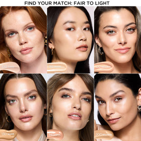 L'Oreal Paris close-up pearls demonstrating light-reflecting glow benefit