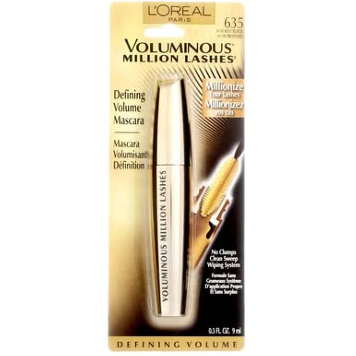 L'Oreal Paris mascara removal setup showing washable formula ease