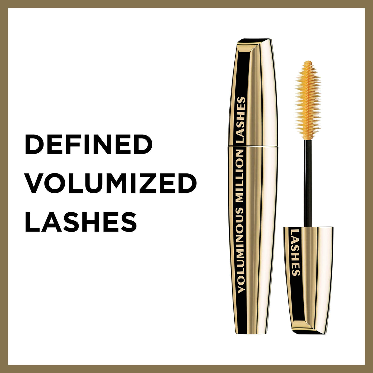L'Oreal Paris Millionizer wand close-up highlighting bristles for precise lash separation