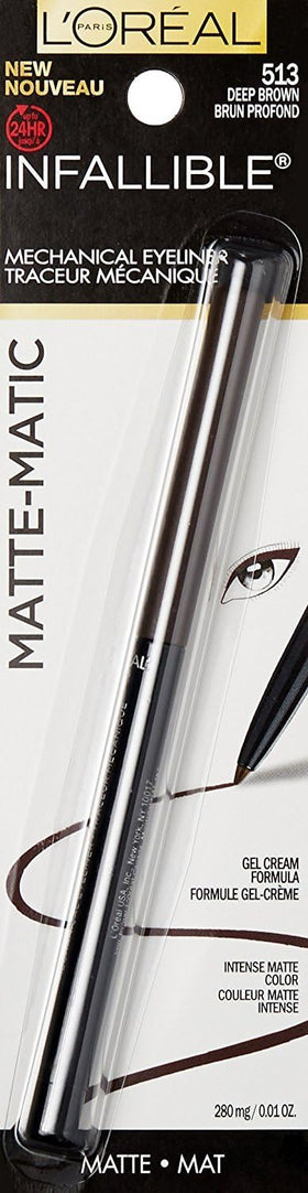 L'Oreal Paris close-up tip texture showing creamy glide and matte finish