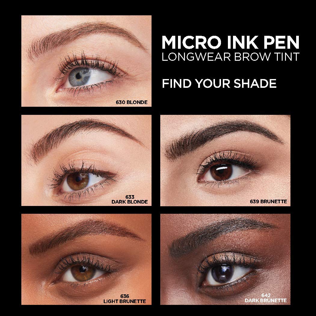 L'Oreal Paris ink flow detail illustrating smooth application and even coverage