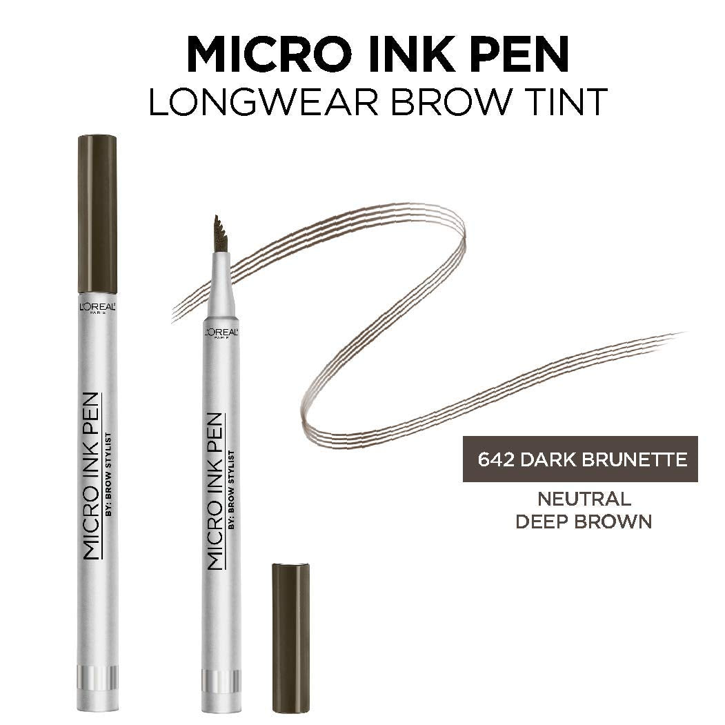 L'Oreal Paris micro ink pen lifestyle brow after image showing natural fuller brows