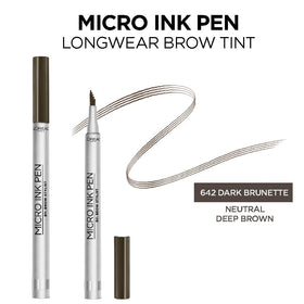 L'Oreal Paris micro ink pen lifestyle brow after image showing natural fuller brows