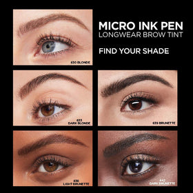 L'Oreal Paris ink texture drop highlighting waterproof, smudge-resistant formula
