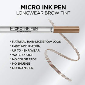 L'Oreal Paris close-up of micro comb tip for precise hair-like strokes