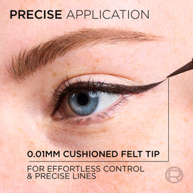 L'Oreal Paris micro-tip close-up illustrating precise control