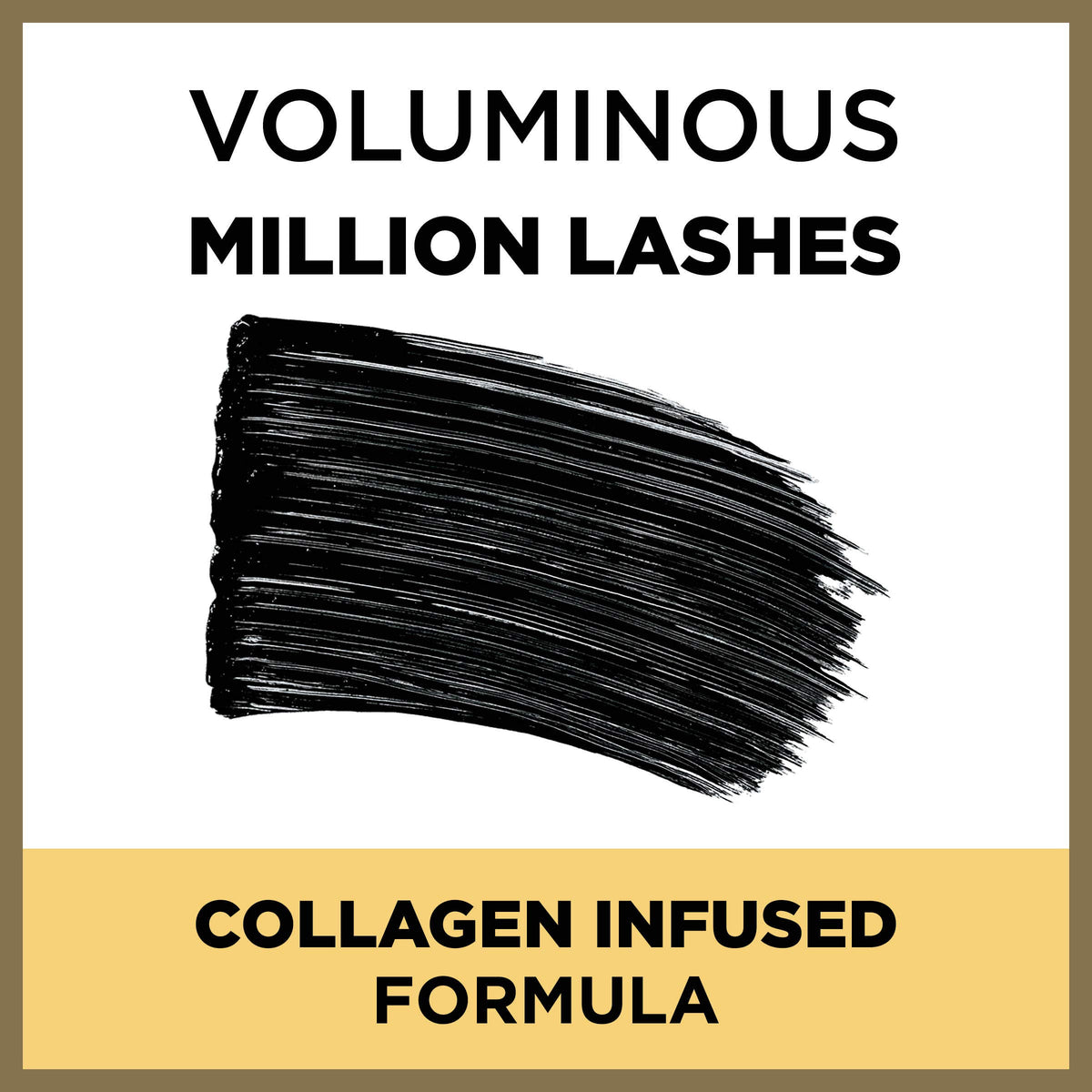 L'Oreal Paris angled brush view demonstrating lash separation benefit