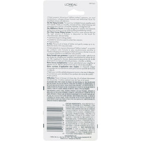 L'Oreal Paris application on model illustrating fanned, clump-free lashes