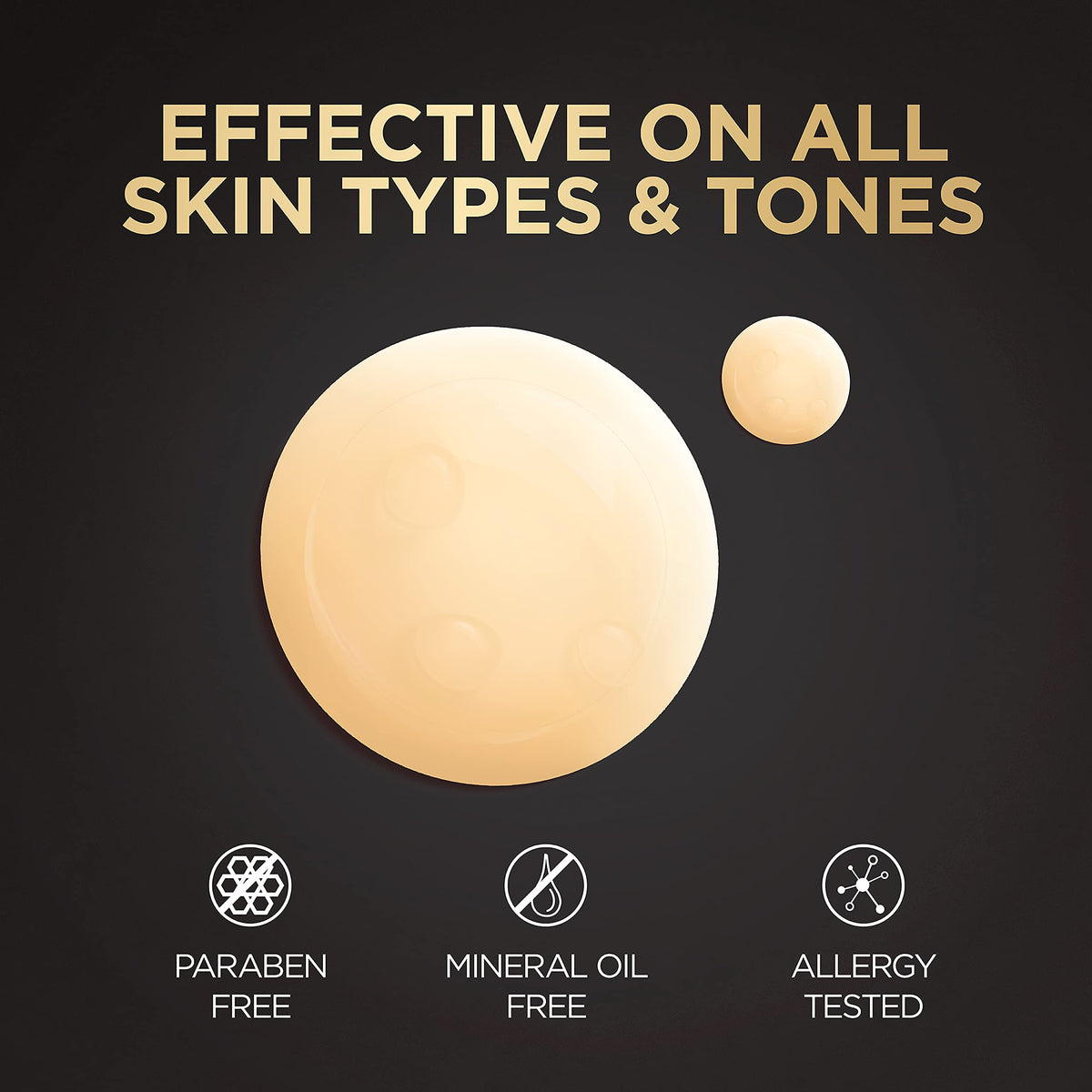 L'Oreal Paris product staged in nighttime skincare setting conveying restful repair