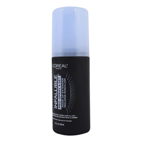 L'Oreal Paris close-up of nozzle mist demonstrating even atomized spray for uniform coverage